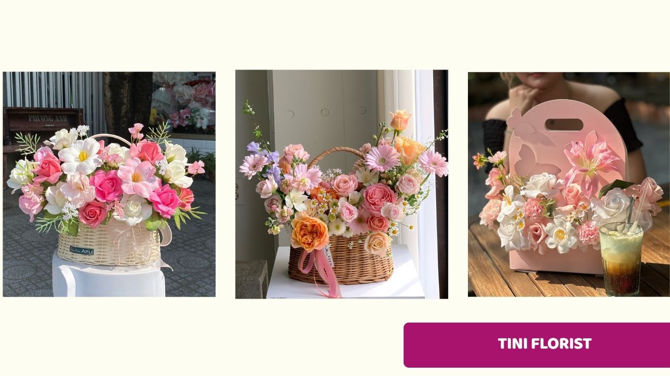 Giỏ hoa hồng sáp tone màu pastel nhẹ nhàng làm quà tặng kỷ niệm hoặc Giỏ hoa sáp đẹp làm quà tặng kỷ niệm tinh tế