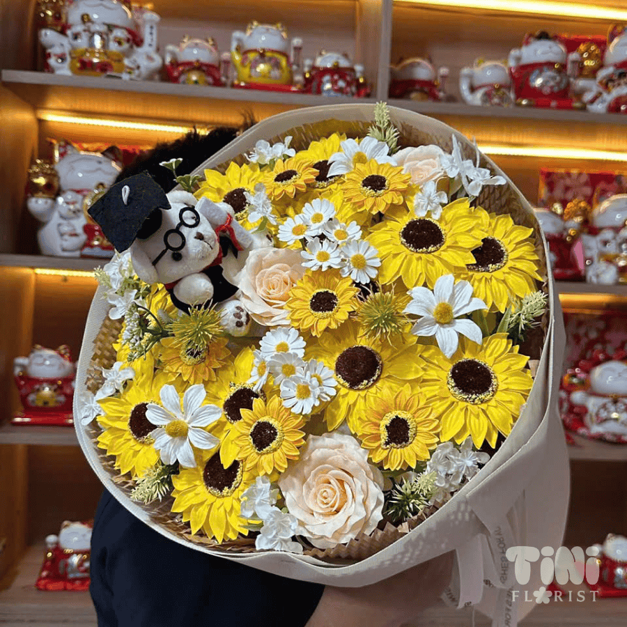 ảnh hoa sáp tốt nghiệp của khách TiNi Florist