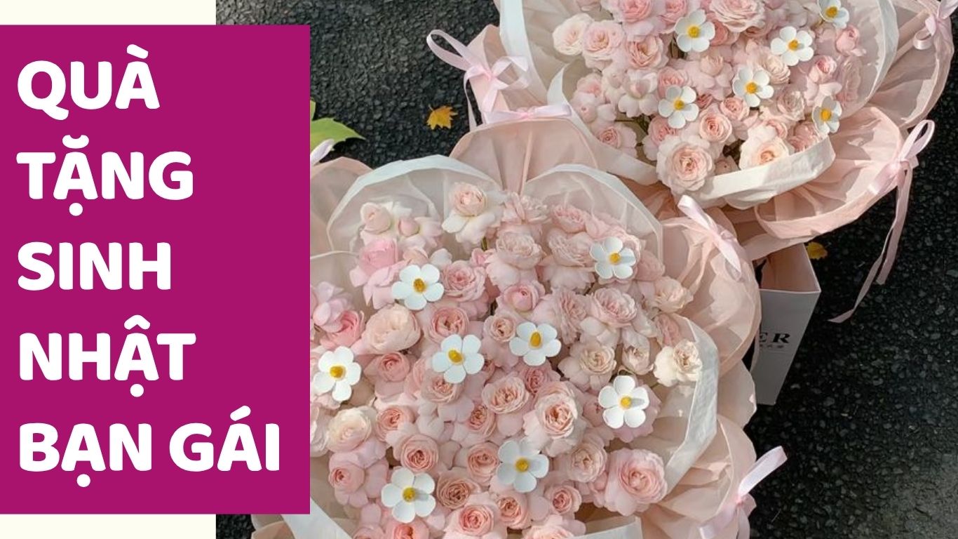 Bó hoa hồng sáp màu hồng pastel làm quà sinh nhật cho bạn gái với thiết kế sang trọng, được gói giấy cao cấp và trang trí nơ tinh tế, phù hợp làm quà tặng ý nghĩa trong những dịp đặc biệt.
